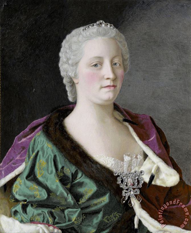 Jean-Etienne Liotard Maria Theresia Van Oostenrijk Art Print