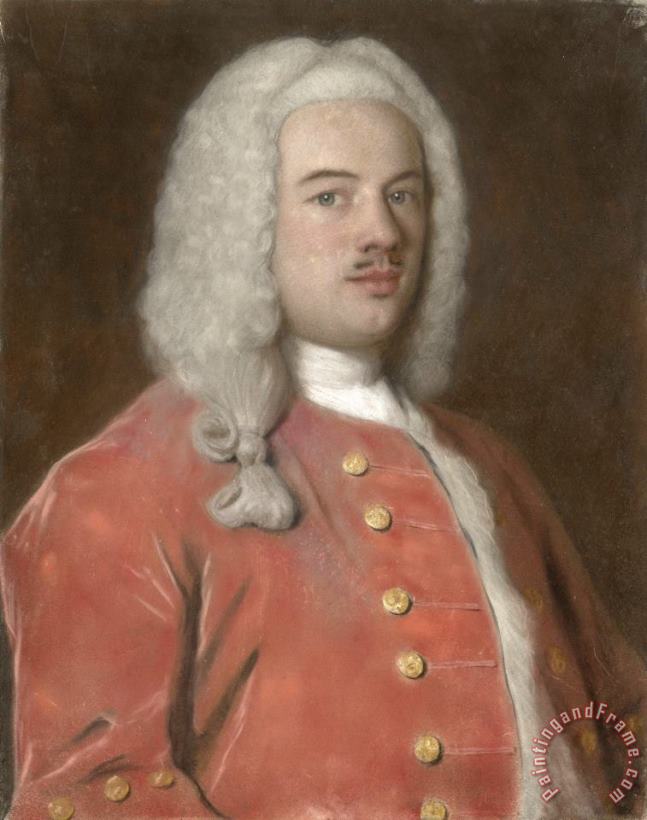 Portret Van Cornelis Calkoen (1696 1764) painting - Jean-Etienne Liotard Portret Van Cornelis Calkoen (1696 1764) Art Print