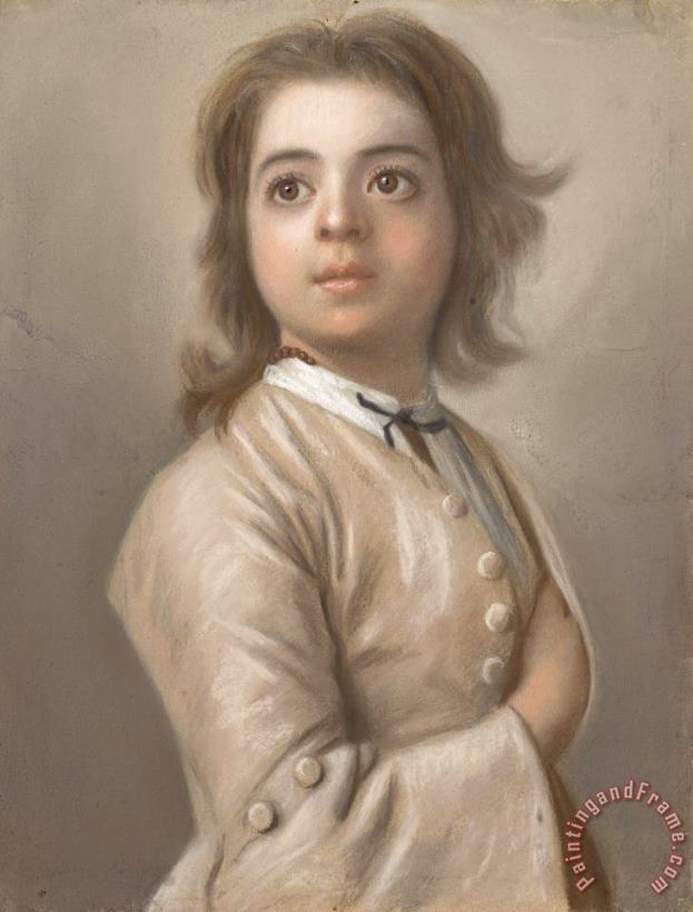 Jean-Etienne Liotard Studie Van Een Jongen Ten Halven Lijve Art Painting