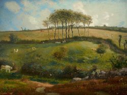 Jean-Francois Millet Pasture Near Cherbourg