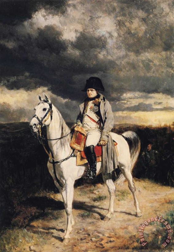 Jean-Louis Ernest Meissonier Napoleon I in 1814 Art Print