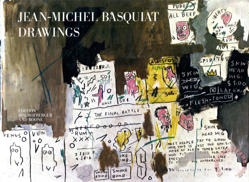 Basquiat Drawing, 1985 painting - Jean-michel Basquiat Basquiat Drawing, 1985 Art Print
