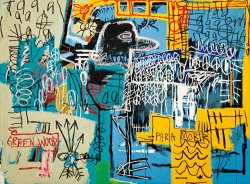 Jean-michel Basquiat Bird on Money