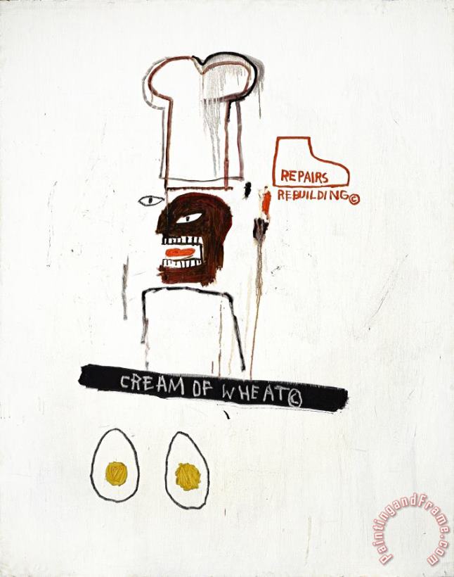 Farina, 1984 painting - Jean-michel Basquiat Farina, 1984 Art Print