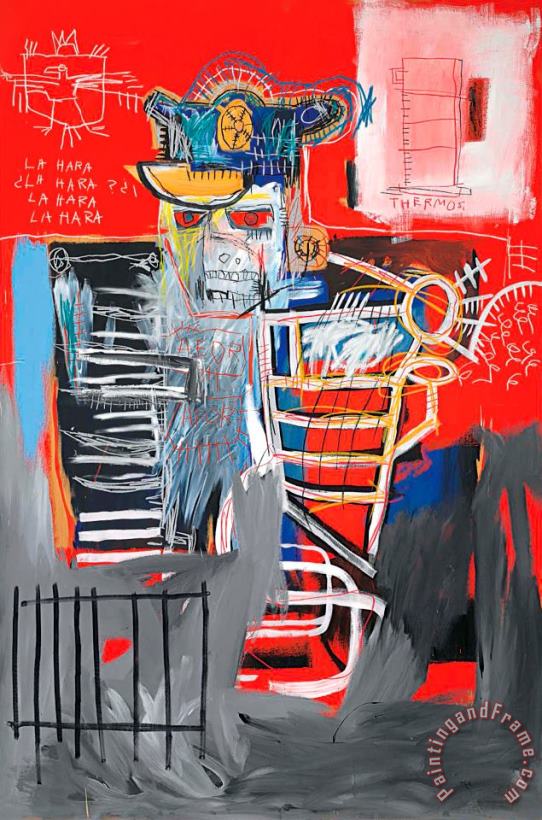Jean-michel Basquiat La Hara, 1981 Art Painting