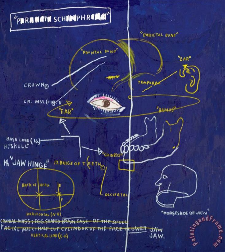 Jean-michel Basquiat Masonic Lodge Art Print