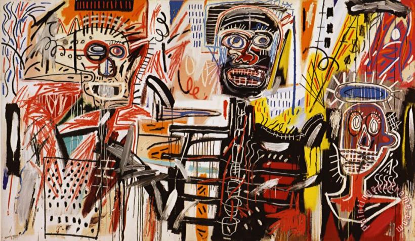 Philistines painting - Jean-michel Basquiat Philistines Art Print