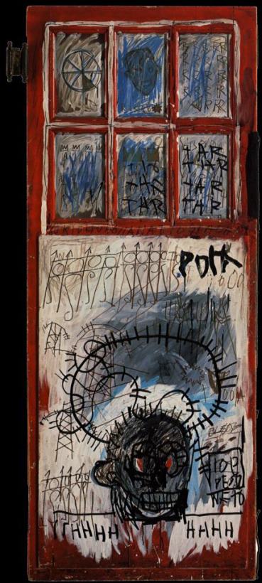 Jean-michel Basquiat Pork Sans Art Painting