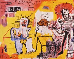 Jean-michel Basquiat Rice And Chicken 1981