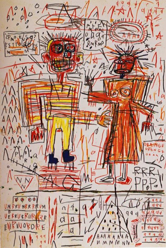 Jean-michel Basquiat Self Portrait 1 Art Painting