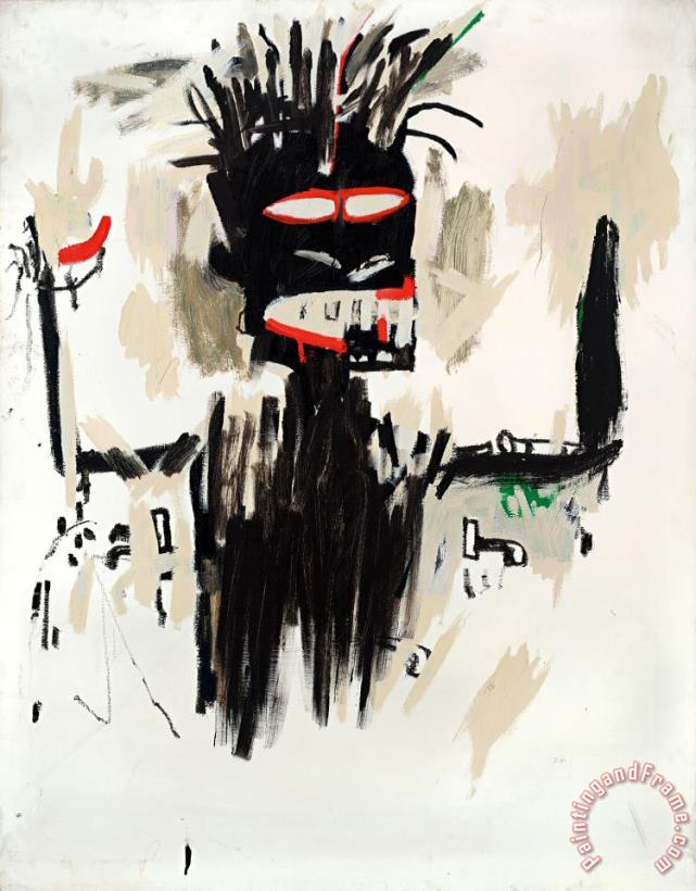 Jean-michel Basquiat Self Portrait, 1988 Art Print