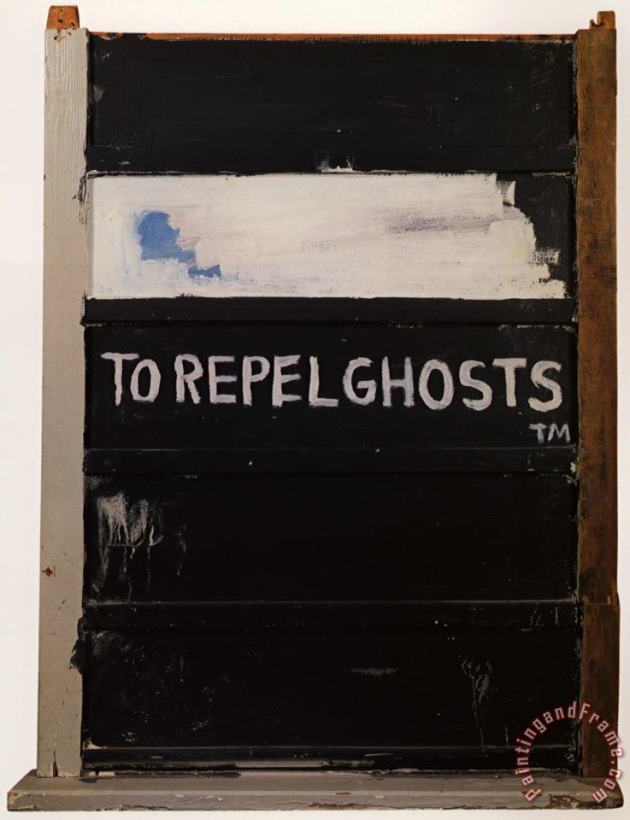 Jean-michel Basquiat To Repels Ghosts Art Painting