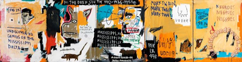 Jean-michel Basquiat Undiscovered Genius of The Mississippi Delta Art Print
