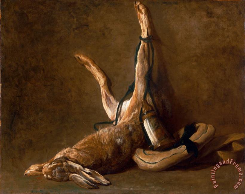 Jean-Simeon Chardin Still Life with a Hare Art Painting