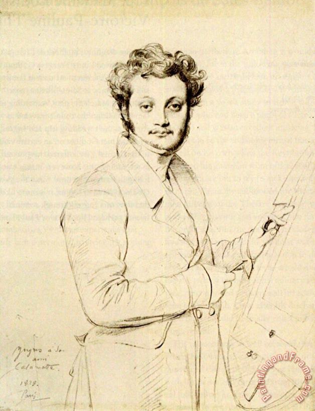 Jean Auguste Dominique Ingres Luigi Calamatta Art Painting