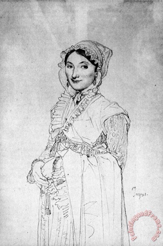 Jean Auguste Dominique Ingres Madame Charles Hayard, Born Jeanne Susanne Art Painting