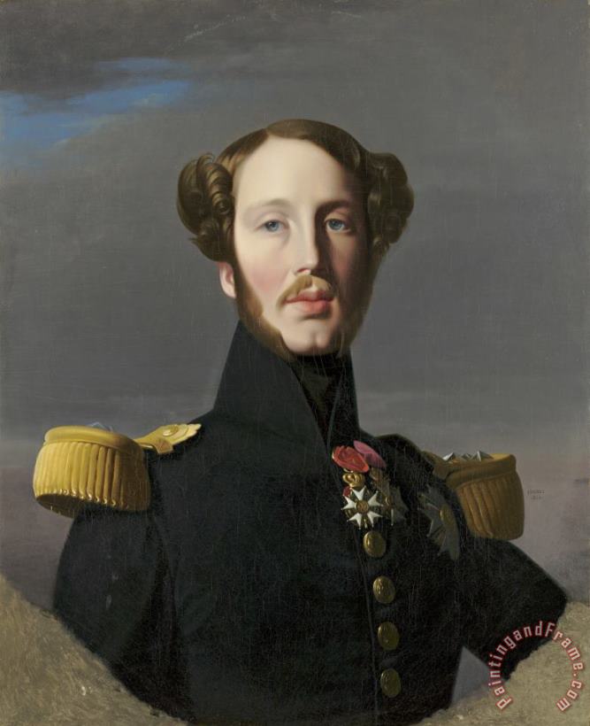 Jean Auguste Dominique Ingres Portrait of Ferdinand Philippe, Duke of Orleans Art Painting