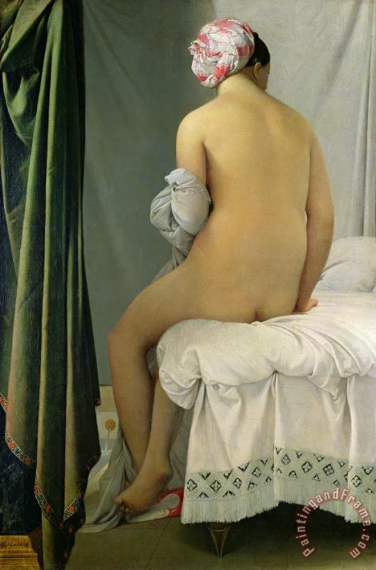 The Bather painting - Jean Auguste Dominique Ingres The Bather Art Print