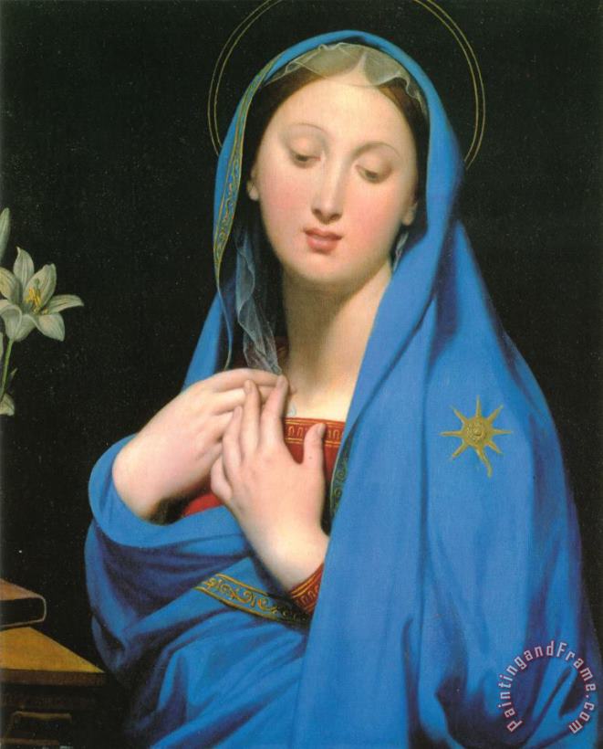 Jean Auguste Dominique Ingres Virgin of The Adoption Art Painting