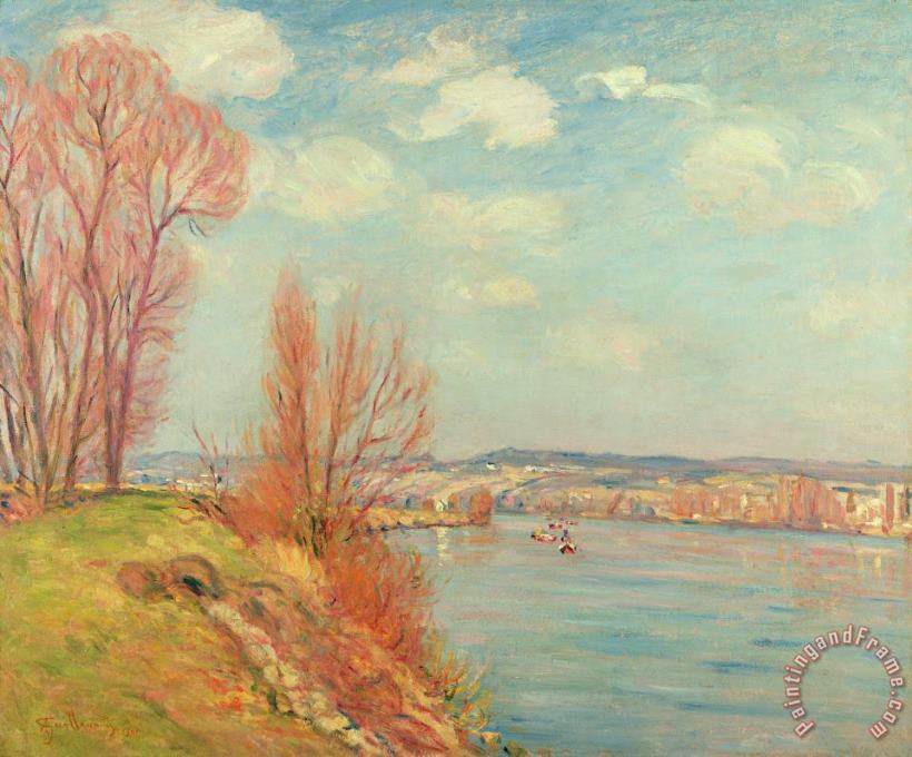The Bay and the River painting - Jean Baptiste Armand Guillaumin The Bay and the River Art Print