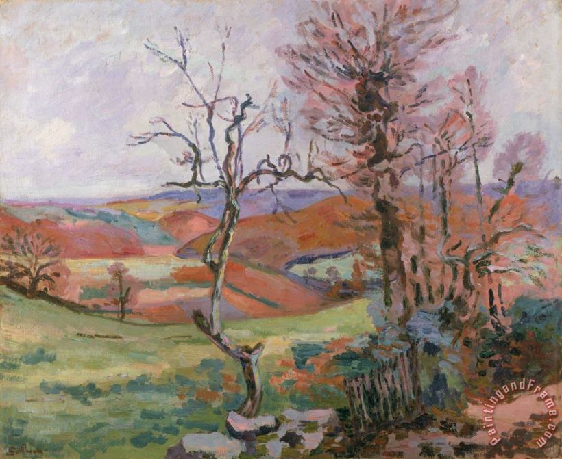 Jean Baptiste Armand Guillaumin The Puy Barion at Crozant Art Print