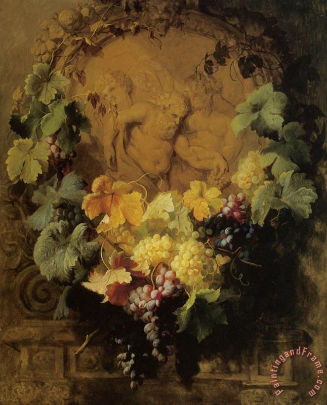 Jean Baptiste Robie In Honor of Bacchus Art Painting