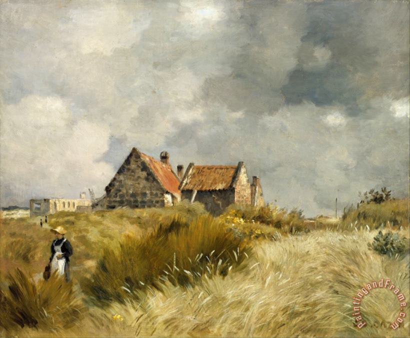 Jean Cazin Cottage in The Dunes Art Painting