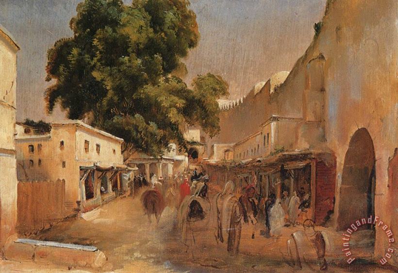 Algeria painting - Jean Charles Langlois Algeria Art Print