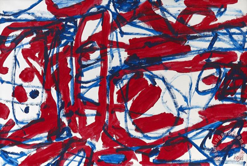 Jean Dubuffet Mire G72 (bolero), 1983 Art Painting
