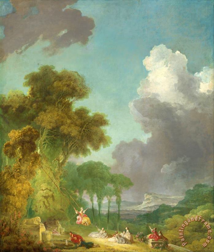 Jean Honore Fragonard The Swing Art Painting