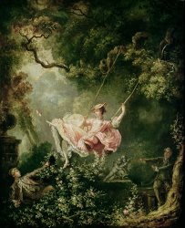 Jean Honore Fragonard - The Swing painting