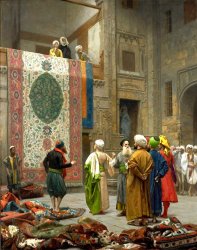 Jean Leon Gerome The Carpet Merchant Carpet Merchant in Cairo