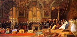 Jean Leon Gerome The Reception of The Siamese Ambassadors at Fontainebleau