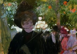 Jean Louis Forain The Garden in Paris