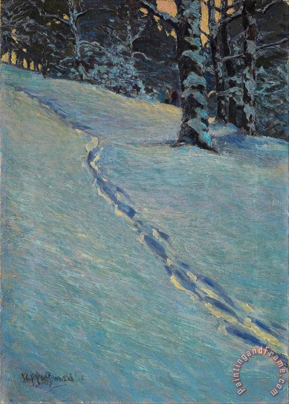 Morning After Snow, High Park painting - J.E.H. MacDonald Morning After Snow, High Park Art Print