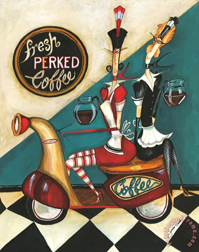 Jennifer Garant Fresh Perked Art Painting