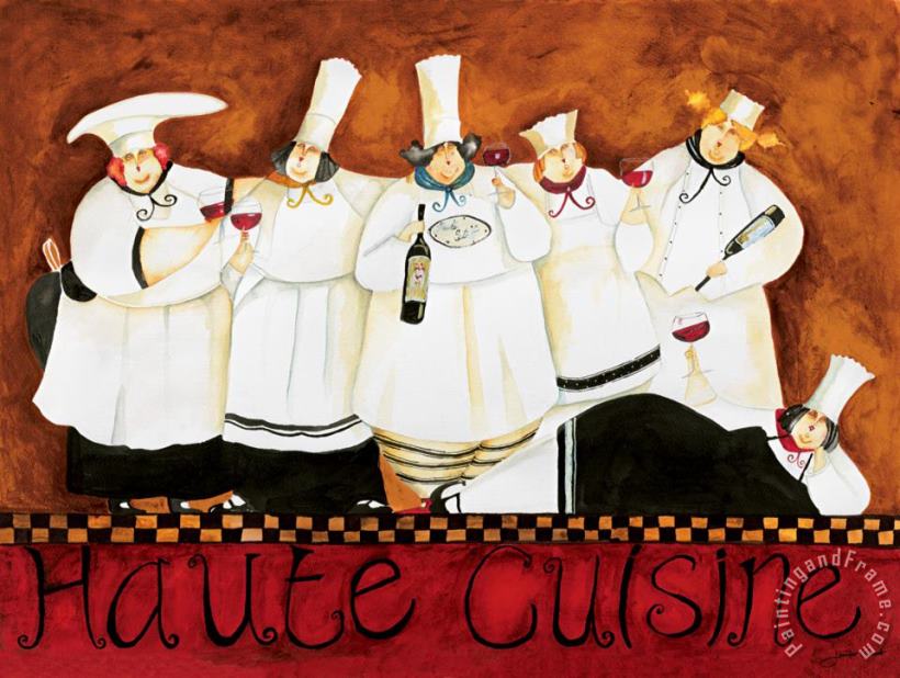 Haute Cuisine painting - Jennifer Garant Haute Cuisine Art Print