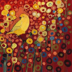 Jennifer Lommers Canary in Red