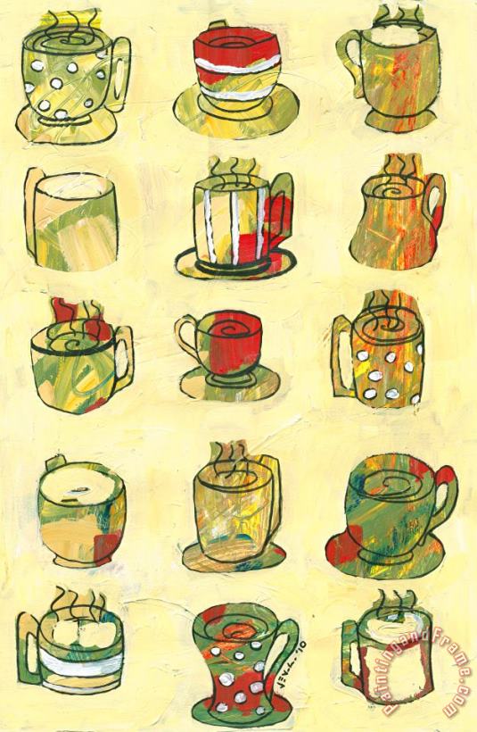 Coffee for Fifteen painting - Jennifer Lommers Coffee for Fifteen Art Print