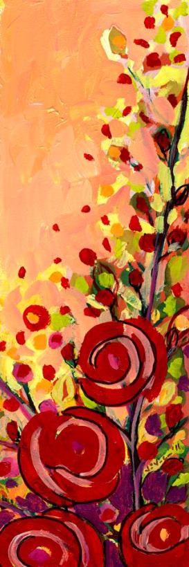 The Wild Roses painting - Jennifer Lommers The Wild Roses Art Print