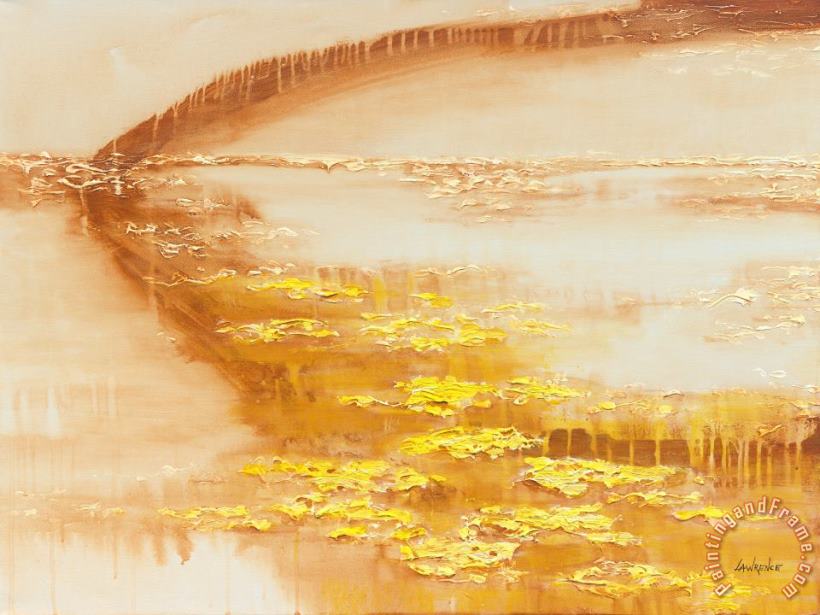 Golden Pond painting - Jerome Lawrence Golden Pond Art Print