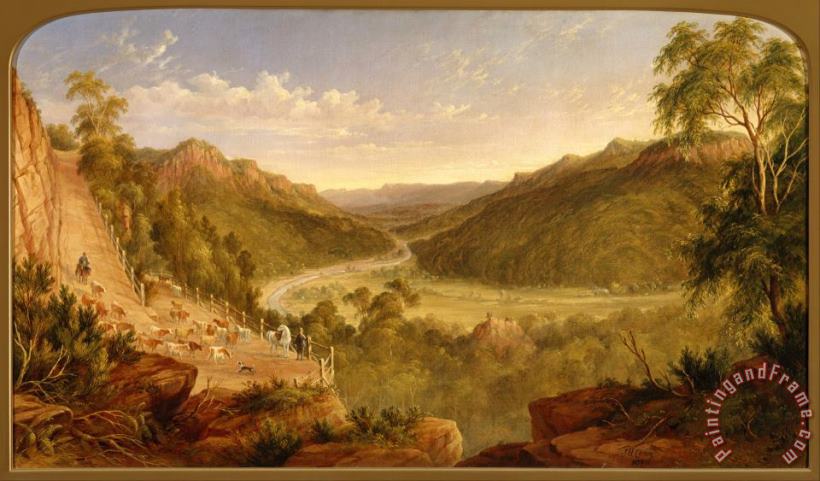 Burragorang Valley Near Picton painting - J.H. Carse Burragorang Valley Near Picton Art Print