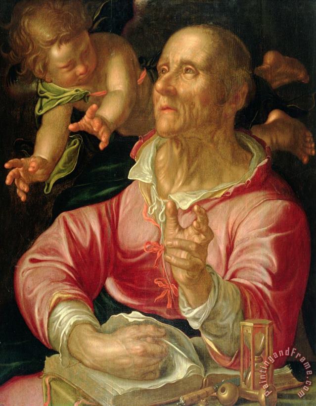 Joachim Wtewael Saint Matthew Art Painting