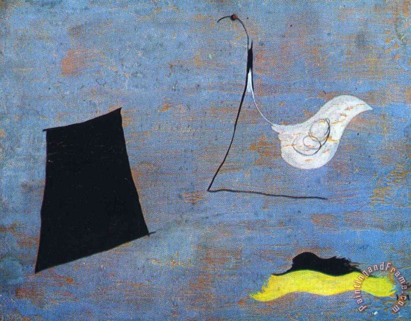 Joan Miro Composition, 1927 Art Painting