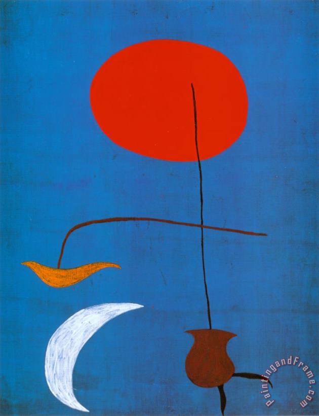 Joan Miro Entwurf Fur Eine Tapisserie Art Print