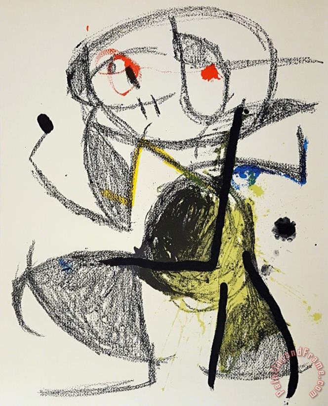Joan Miro Expo 83, 1983 Art Print