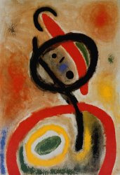 Joan Miro Femme III C 1965