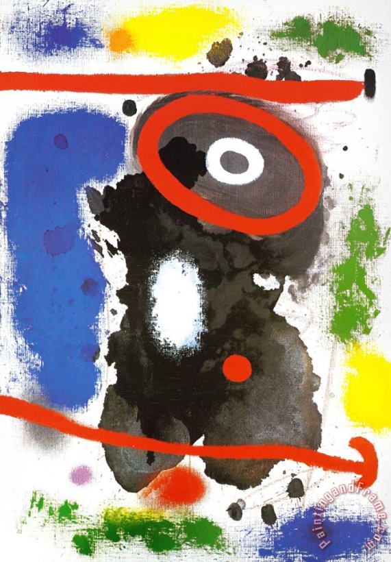 Joan Miro Head Art Painting