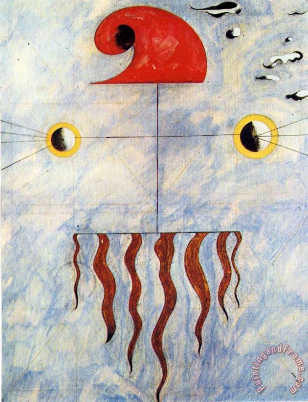 Joan Miro Head of a Catalan Peasant 2 Art Print