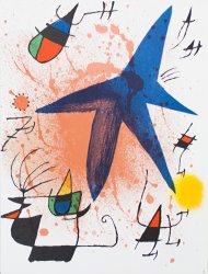 Joan Miro Litografia Original I